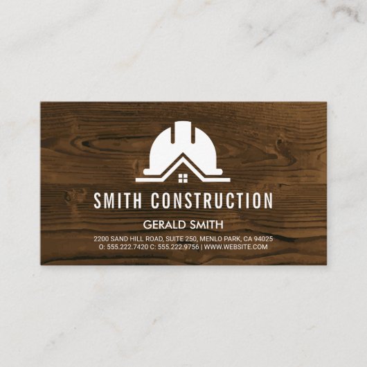 Construction | General Contractor | Builder 名刺 (正面)