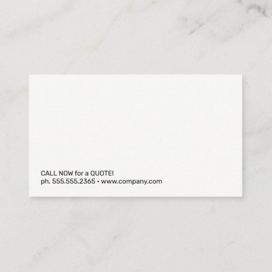 Construction Helmet | Hammer Wrench | Contractor 名刺 (裏面)