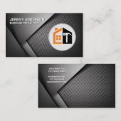 Construction Home Hammer Logo 名刺 (正面/裏面)