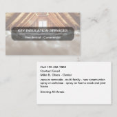 Construction Insulation Business Cards Modern  名刺 (正面/裏面)