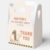 Construction Kids 1st Birthday Party フェイバーボックス (オープン)