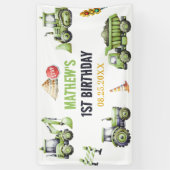 Construction Kids 1st Birthday Party 横断幕 (縦)