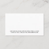 Construction Logo | Builders | Engineering 名刺 (裏面)