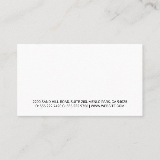 Construction Logo | Builders | Engineering 名刺 (裏面)