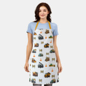 Construction machinery  エプロン (着用した状態)