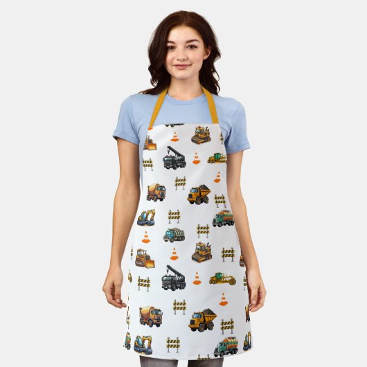 Construction machinery  エプロン (着用した状態)
