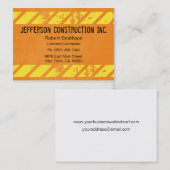Construction Orange Large Companyの名刺 名刺 (正面/裏面)