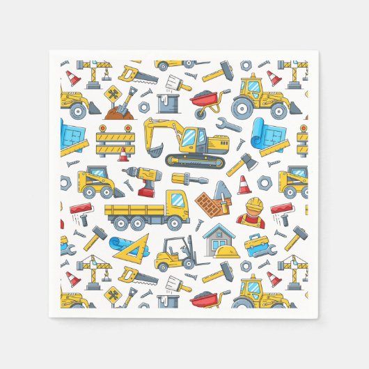 Construction Paper スタンダードカクテルナプキン (正面)