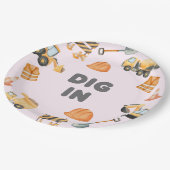 Construction Party Plates ペーパープレート (アングル)