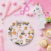 Construction Plates ペーパープレート (パーティー)