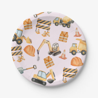 Construction Plates ペーパープレート