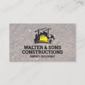 Construction Properties | 職人 名刺 (正面)