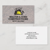 Construction Properties | Craftsmen  名刺 (正面/裏面)