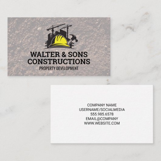 Construction Properties | Craftsmen  名刺 (正面/裏面)