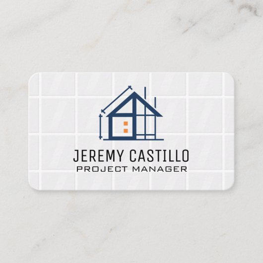 Construction Renovation Icons | Architect 名刺 (正面)