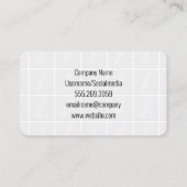 Construction Renovation Icons | Architect 名刺 (裏面)