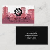 Construction Site | Builders 名刺 (正面/裏面)