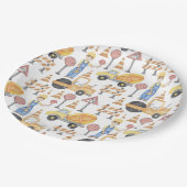 Construction Theme Party ペーパープレート (アングル)