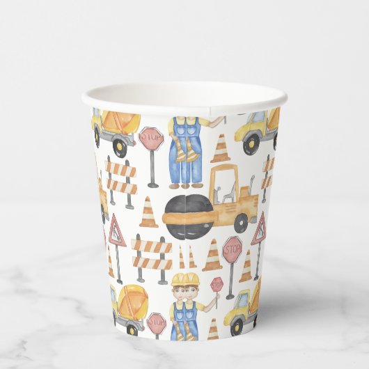 Construction Themed Birthday Party 紙コップ (右)