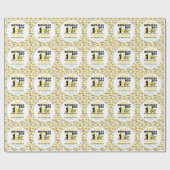 Construction Truck 1st Birthday | Kids Party ラッピングペーパー (フラット)