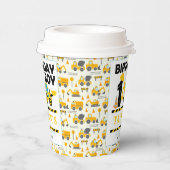 Construction Truck 1st Birthday | Kids Party 紙コップ (右)