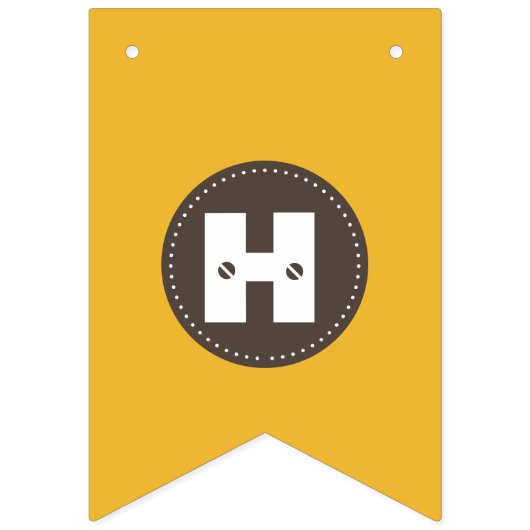 Construction Truck Birthday | Personalized Décor バンティングフラッグ (第2の旗)