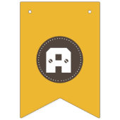 Construction Truck Birthday | Personalized Décor バンティングフラッグ (第3の旗)