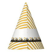 Construction Truck Birthday | Personalized Décor パーティーハット (裏面)