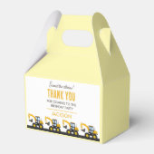 Construction Truck Birthday | Personalized Décor フェイバーボックス (正面サイド)