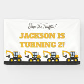 Construction Truck Birthday | Personalized Décor 横断幕 (横)
