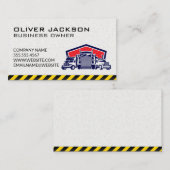 Construction Trucks Illustration 名刺 (正面/裏面)