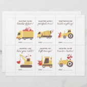 Construction Valentine Cards for Kids レターヘッド (正面/裏面)