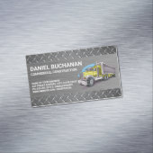 Construction Vehicle | Big Rig Truck | Driver マグネット名刺 (インサイチュ)