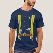 Construction Worker Halloween Costume for Boys Tシャツ (正面)