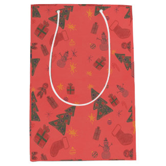 Construction wrapping paper ミディアムペーパーバッグ