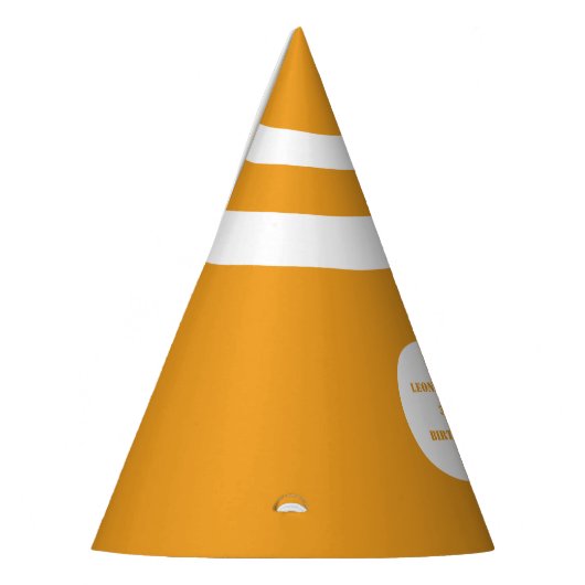Construction Zone Traffic Cone Orange  パーティーハット (左)