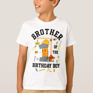 Constructor Brother of the First birthday boy Tシャツ