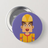 Constructora 缶バッジ (正面&裏面)