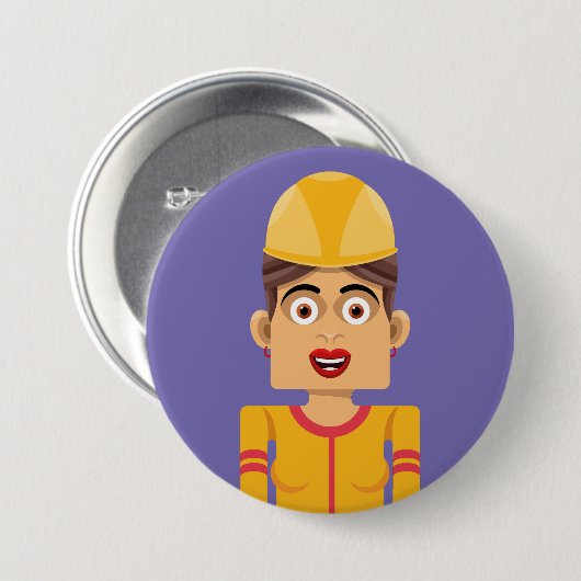 Constructora 缶バッジ (正面&裏面)