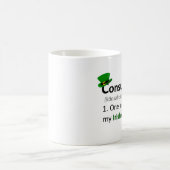 Consubstantial: 私のアイリッシュコーヒーとのあることの1つ コーヒーマグカップ (中央)
