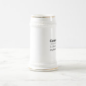 Consubstantial: 私のビールとのあることの1つ ビールジョッキ (中央)