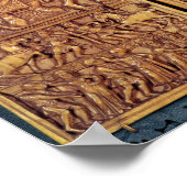 Consular diptych Anastasius carved ポスター (角)