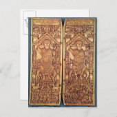 Consular diptych Anastasius carved ポストカード (正面/裏面)
