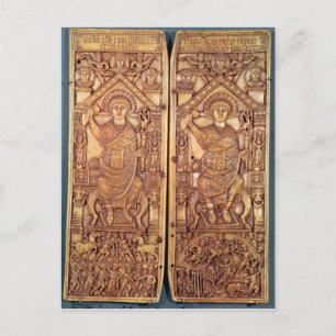 Consular diptych Anastasius carved ポストカード