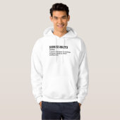 Consultant Analyst Funny Definition Hoodie パーカ (正面フル)