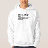 Consultant Analyst Funny Definition Hoodie パーカ (正面)