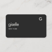 Consultant Black QR Code 名刺 (正面)