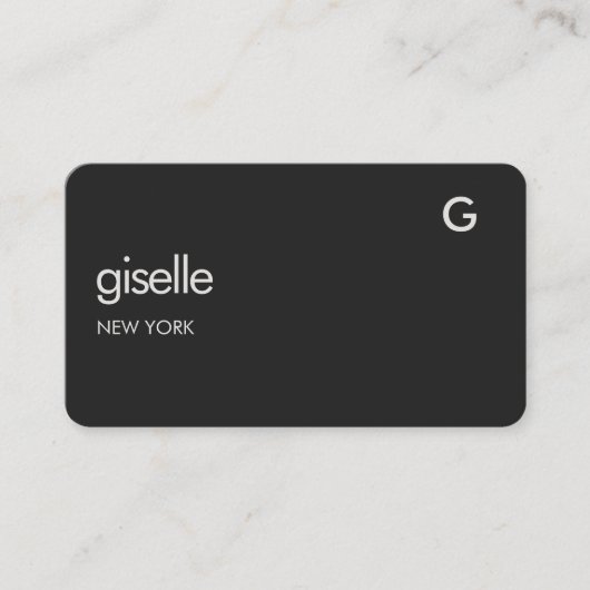 Consultant Black QR Code 名刺 (正面)