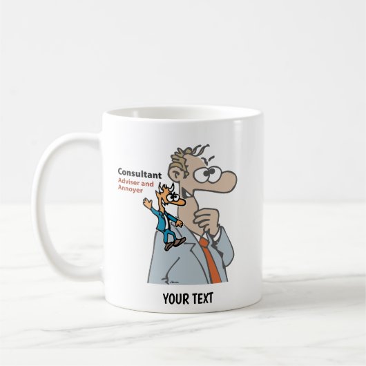 Consultant Cartoon コーヒーマグカップ (左)