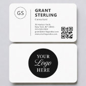 Consultant QR Code Logo Professional 名刺
